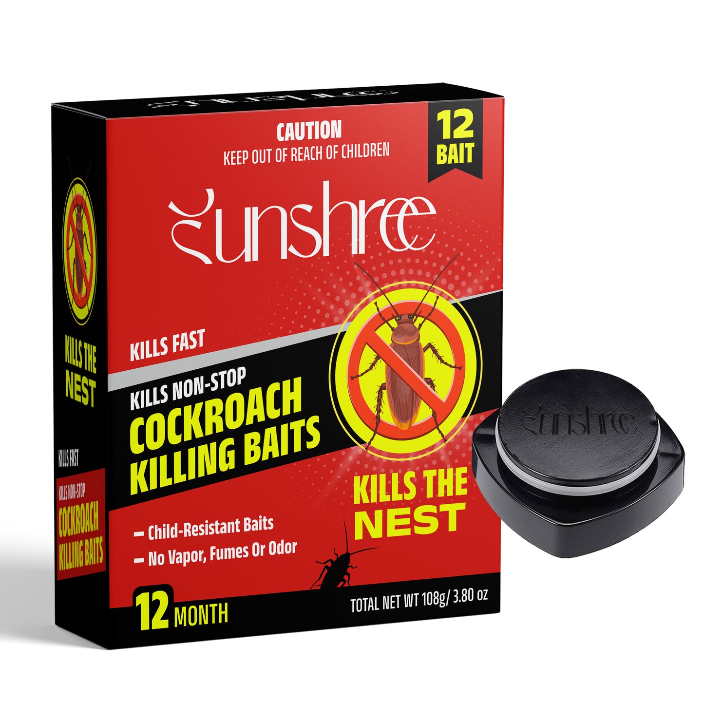 Cockroach killer gel for home strong Natural Cockroach Killer for Kitchens, Bathrooms, and Cabinets, Eco-Friendly Home Remedy for Indoor & Outdoor Cockroach repellent